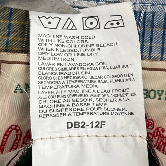 Wrangler Western Shirt Long Sleeve Button Up Pearl Snaps Blue Tan Plaid | Large - Picture 13 of 14